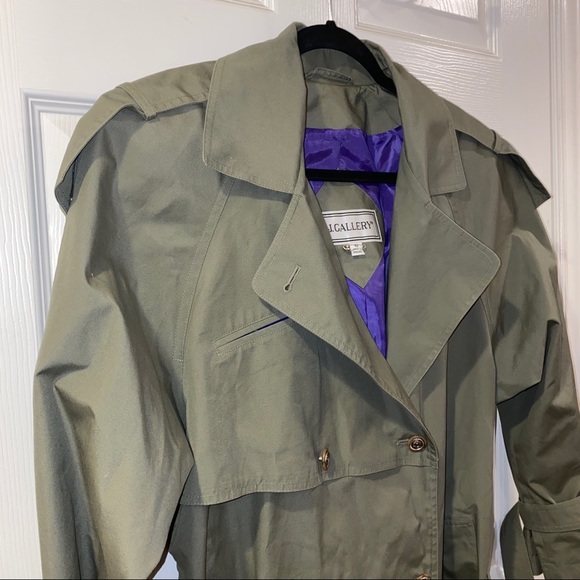 Vintage J. Gallery Trench Coat - Picture 4 of 12